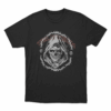 Teletech Skulled Unisex T Shirt Black